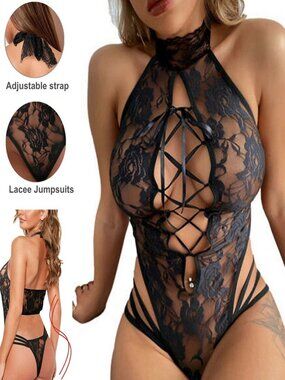 Women's Lace Lingerie Sleepwear Underwear Jumpsuits G-String Babydoll Nightwear